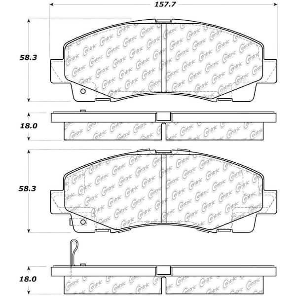 Centric Parts Disc Brake Pad Set