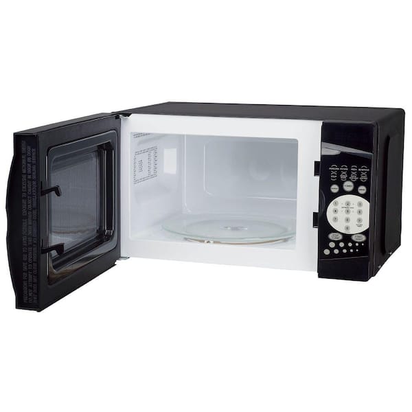 Magic Chef 0 7 Cu Ft Countertop Microwave In Black Mcm770b The Home Depot