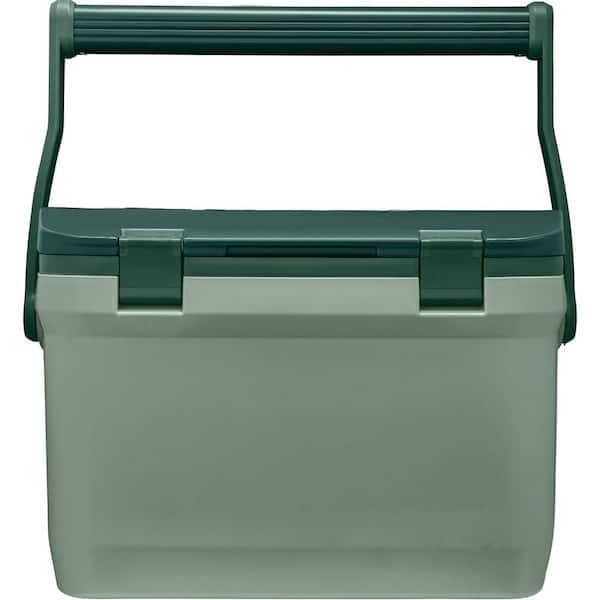 MOEPISY Adventure Outdoor Cooler 16 qt. Heavy Duty Outdoor Camping Cooler 36-Hour Cooling Ice Chest for 21-Cans (Green）