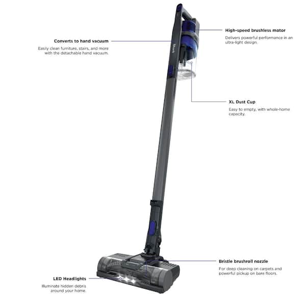 Shark Pet Bagless Cordless Stick Vacuum with XL Dust Cup, LED