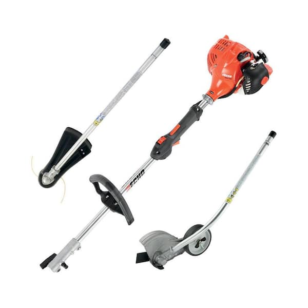 ECHO PAS-225VP 21.2 cc Gas 2-Stroke Attachment Capable Straight Shaft String Trimmer with Speed-Feed Head and Curved Shaft Edger Kit - 1