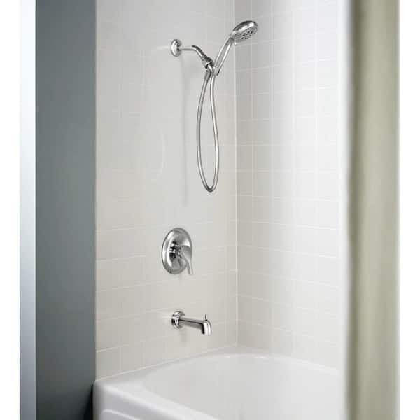 MOEN Danika 1 Handle Wall Mounted Tub & Shower Trim Kit with Spout