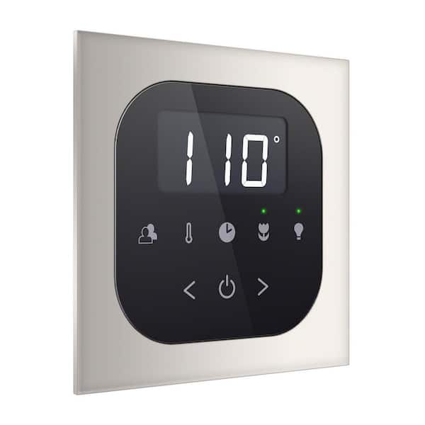 Mr. Steam AirTempo Square Flush Mount Kit in Polished Nickel