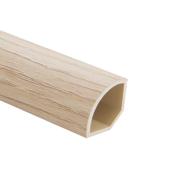 Malibu Wide Plank French Oak Mina 0.59 in. Thickness x 1.023 in. Width x 94.48 in. Length Quarter Round Molding