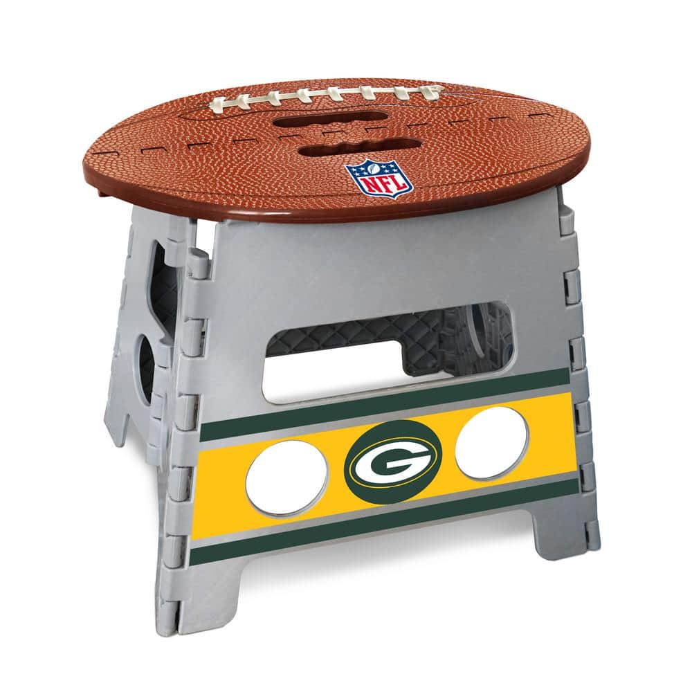 FANMATS NFL Green Bay Packers Plastic Folding Step Stool 24435 - The Home  Depot