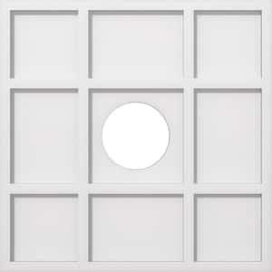 1 in. P X 7 in. C X 20 in. OD X 5 in. ID Rubik Architectural Grade PVC Contemporary Ceiling Medallion