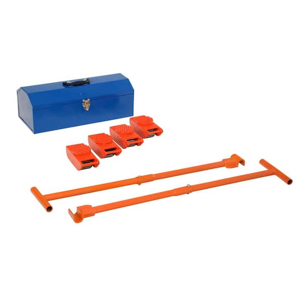 Vestil Two VHMS-2 Machine Rollers and Two VHMH-36-1 Steering Bars