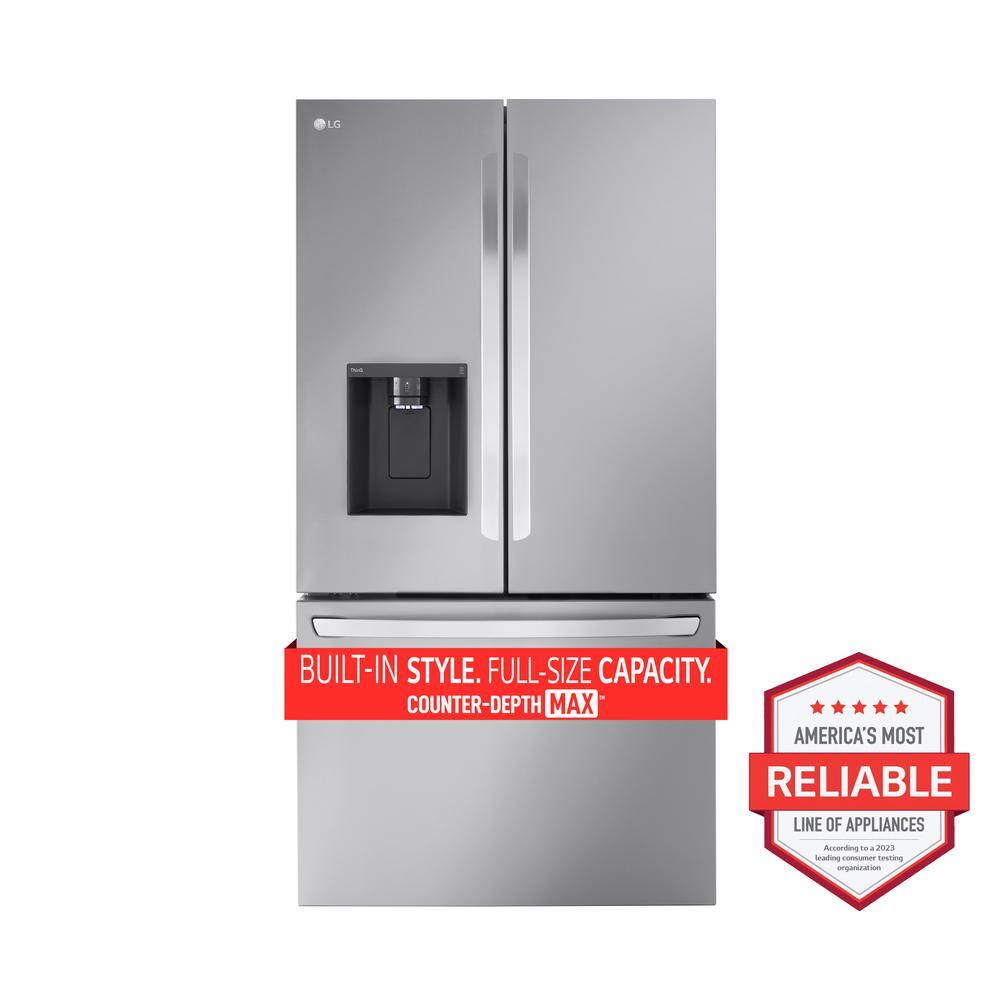 LG 26 cu. ft. 3Door French Door Refrigerator with Ice and Water with