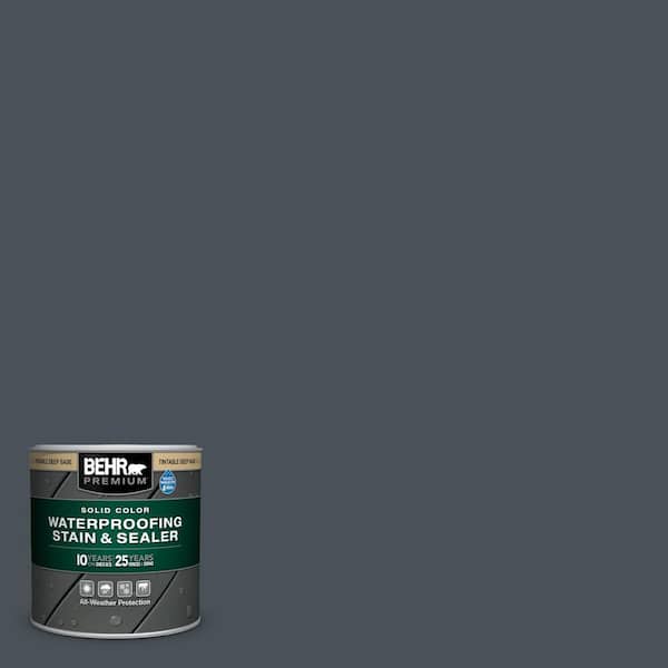 8 oz. #PPU25-22 Chimney Solid Color Waterproofing Exterior Wood Stain and Sealer Sample