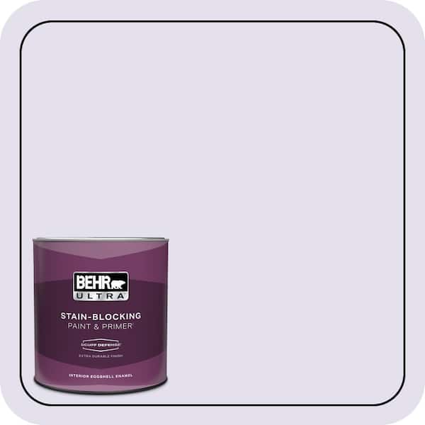 BEHR ULTRA 1 qt. #650C-2 Powdery Mist Extra Durable Eggshell Enamel Interior Paint & Primer