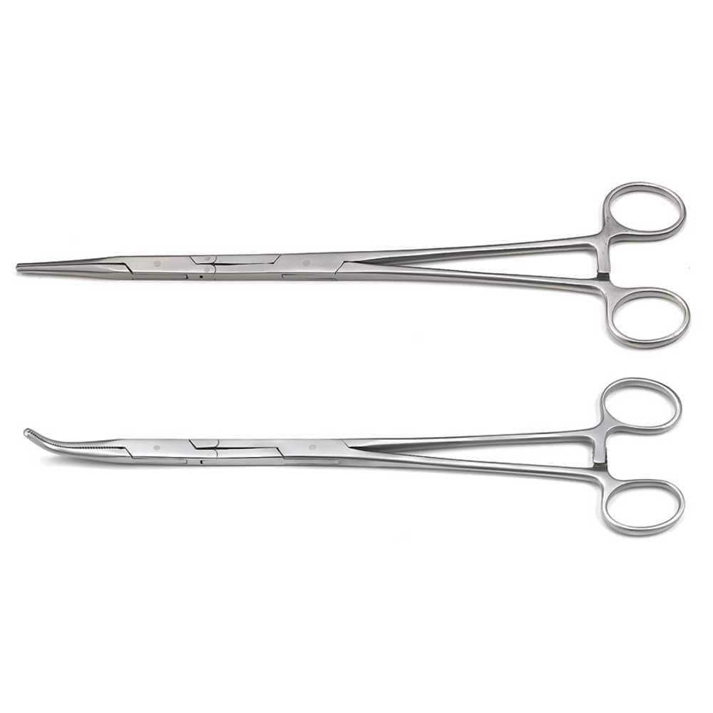  2 Pieces Hemostat Curved And Straight Hemostat