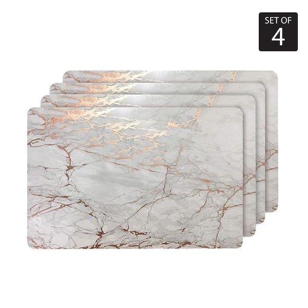 Marble Cork 12 in. x 18" In. Yellows and Golds Cork Rectangle Placemats Set of 4