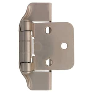 Everbilt 2 in. x 1-3/8 in. Satin Nickel Decorative Broad Hinge (2-Pack)  29147 - The Home Depot