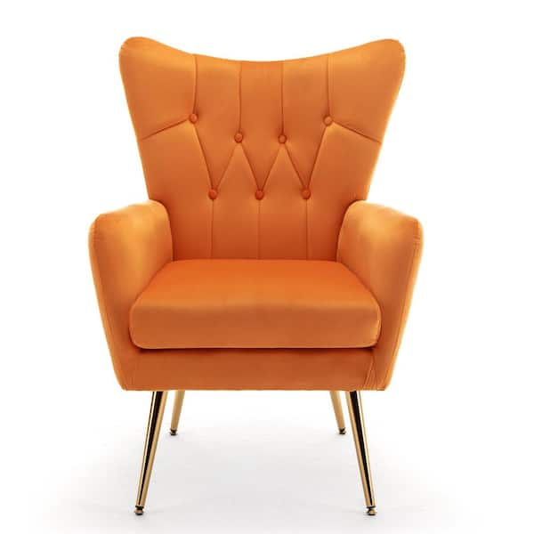 US Pride Furniture Agne 28.3 in. Wide Tufted Velvet Wingback Chair ...