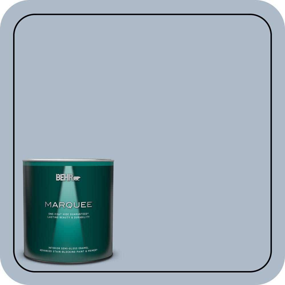 1 qt. #PPU15-16 Simply Blue One-Coat Hide Semi-Gloss Enamel Interior Paint & Primer price history on PriceWatchPro