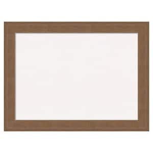 Alta Medium Brown White Corkboard 32 in. x 25 in. Bulletin Board Memo Board