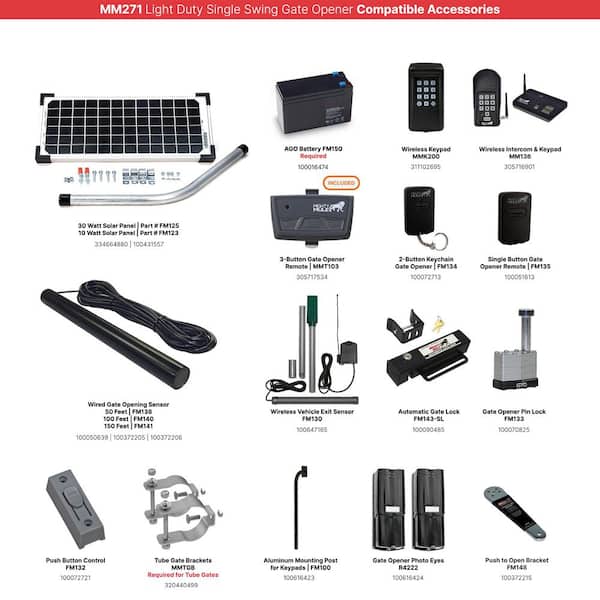 Reviews for Mighty Mule Light Duty Single Swing Automatic Gate