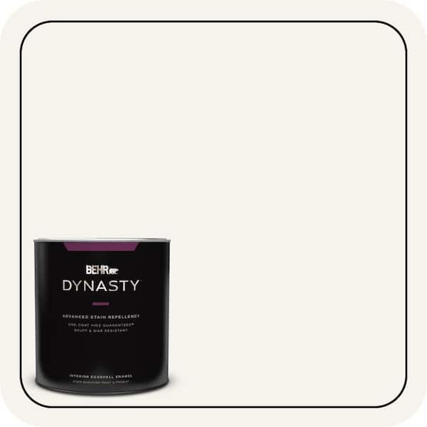 BEHR DYNASTY 1 qt. #730A-1 Smart White Eggshell Enamel Interior Stain-Blocking Paint and Primer