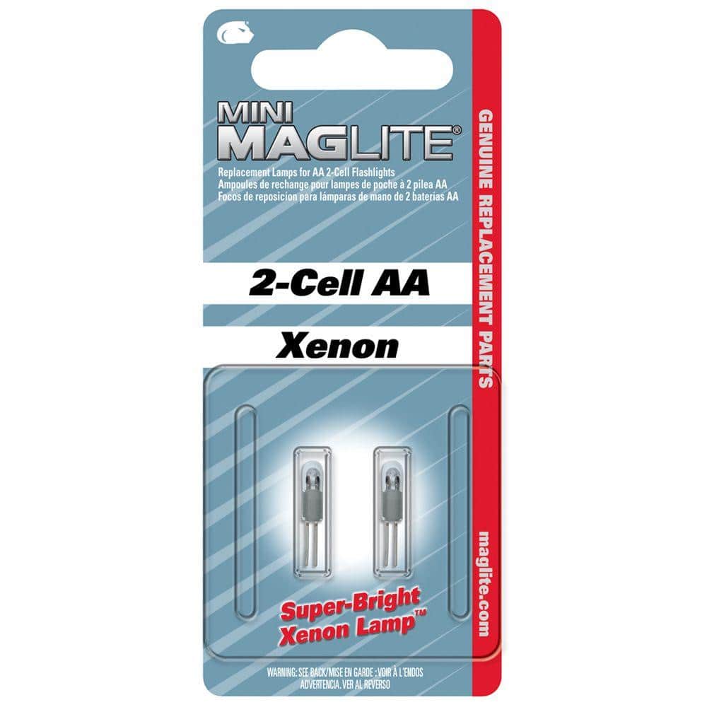 Genuine minimaglite Ampoules De Remplacement x 2 AAA 2-Cell Krypton