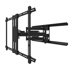 Galvanized Outdoor Full Motion TV Wall Mount with 31 in. Extension for 42 in. - 100 in. TVs,