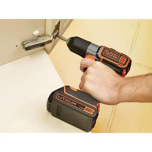 20V MAX Lithium-Ion Cordless Drill/Driver with Autosense Technology, (1) 1.5Ah Battery, and Charger