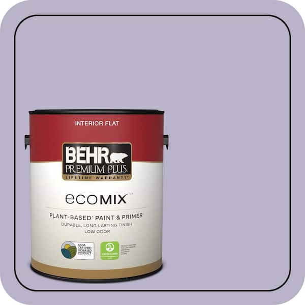 1 gal. #S570-3 Bohemianism Flat EcoMix Plant-Based Interior Paint & Primer