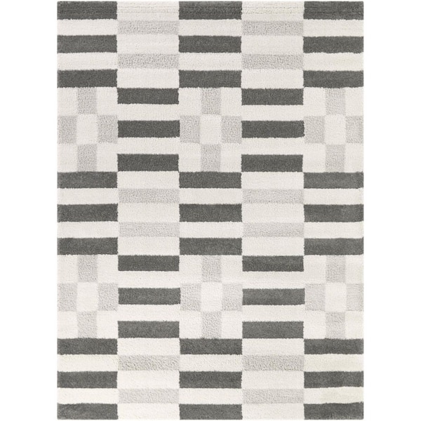 Bardeen Grey 5 ft. x 7 ft. Area Rug