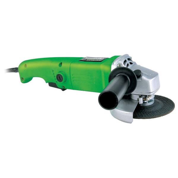 Kawasaki 5.8-Amp 4-1/2 in. Green Angle Grinder