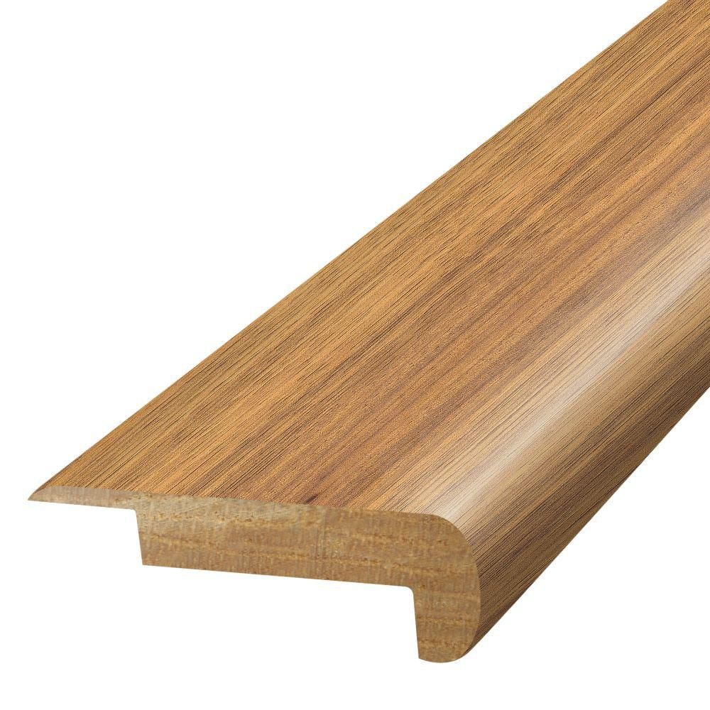 Hidden Canyon 0.75 in. T x 2.37 in. W x 78.7 in. L Textured Wood Look Laminate Moulding/Trim Stair Nose Molding price history on PriceWatchPro