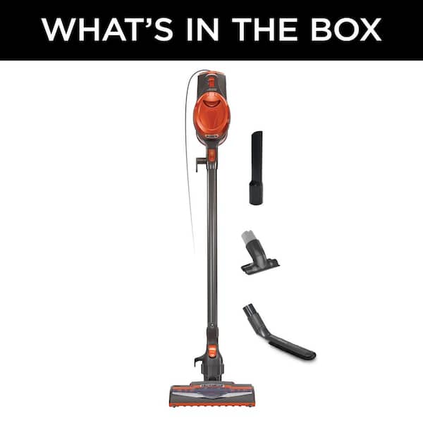Rocket Bagless Corded Washable Filter Stick Vacuum Cleaner for Hard Floors/ Rugs with Powerful Pet Hair Pickup in Orange