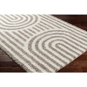 Birmingham Gray/Cream 5 ft. x 7 ft. Geometric Indoor Area Rug