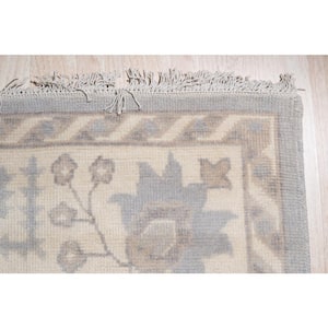 Gray 6 ft. x 9 ft. Hand-Knotted Wool Classic Oushak Rug Area Rug