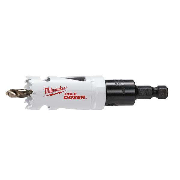 Milwaukee Hole Dozer General Purpose Bi Metal Hole Saw Set 9 Piece with SHOCKWAVE Impact Duty Steel Driver Bit Set 45 Piece 49 22 4009 48 32 4023 The Home Depot