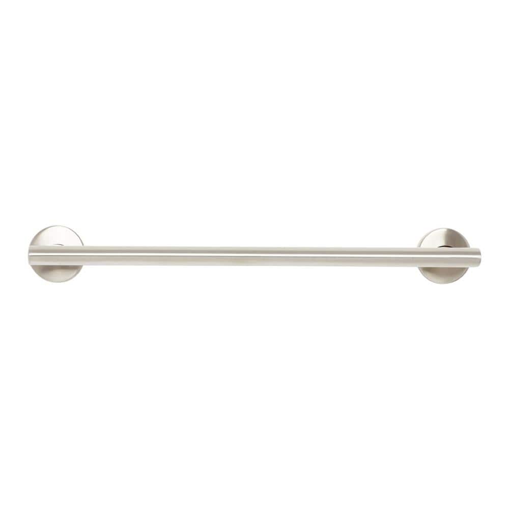 24 in. Coronado Designer Wall Mount Bathroom Shower Grab Bar, 1 -1/2 in. Dia Oval Bar, Satin Finish price history on PriceWatchPro