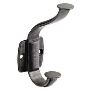 4-1/8 in. Soft Iron Industrial Craftsman Coat Hook