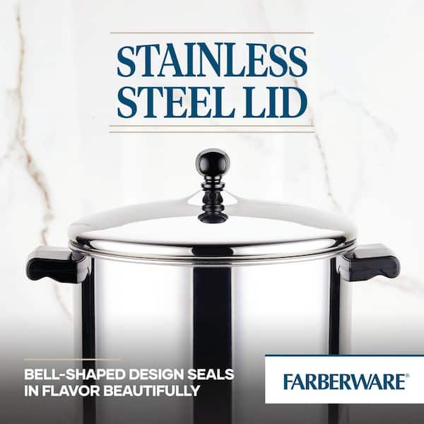 Farberware Classic Traditions 13-in Stainless Steel Cookware Set with Lid  in the Cooking Pans & Skillets department at