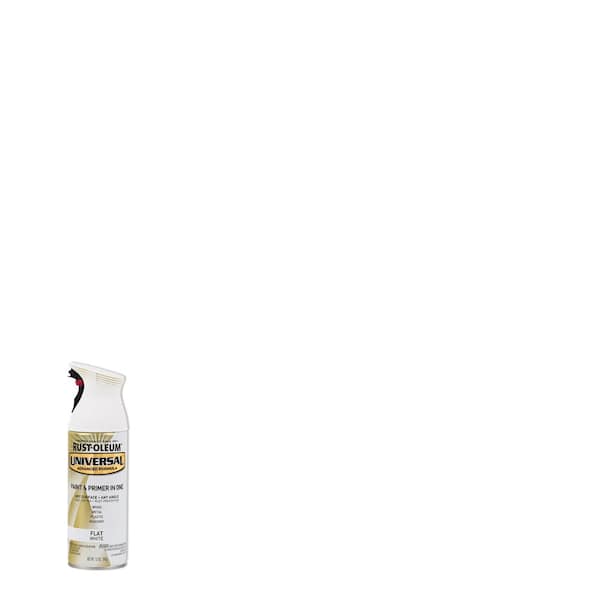 Rust-Oleum Universal 12 oz. All Surface Flat White Spray Paint and Primer in One (6-Pack)