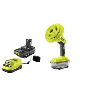 ONE+ 18V Cordless VORTEX Power/Electric Scrubber Kit with 2.0 Ah Battery and Charger