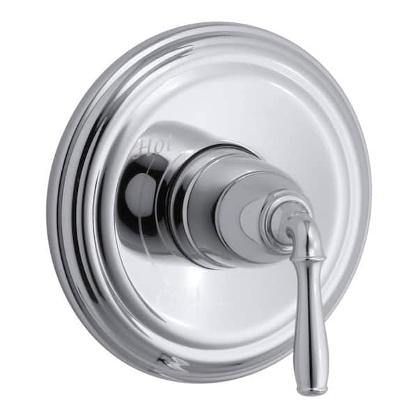 KOHLER Devonshire 1-Handle Wall-Mount Tub and Shower Faucet Trim Kit in Polished Chrome