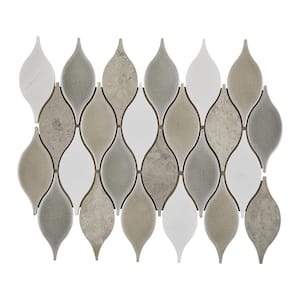 Crescent Peak Gray 10 in. x 13 in. Natural Stone Mosaic Tile (6.8 sq. ft./Case)