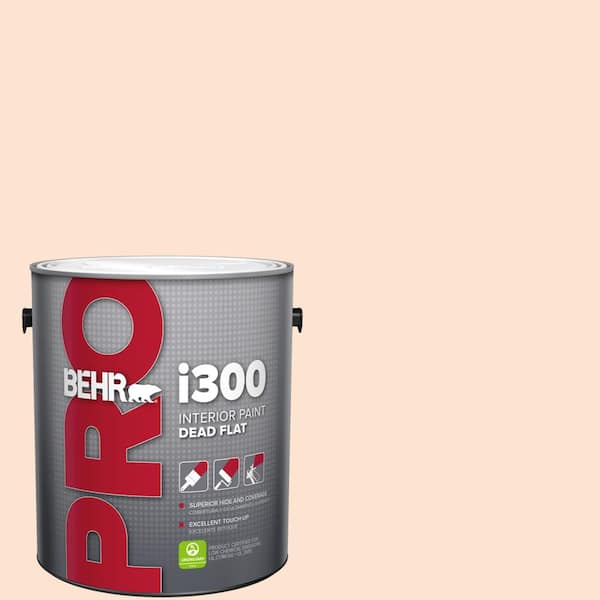 BEHR PRO 1 gal. #280C-1 Champagne Ice Dead Flat Interior Paint