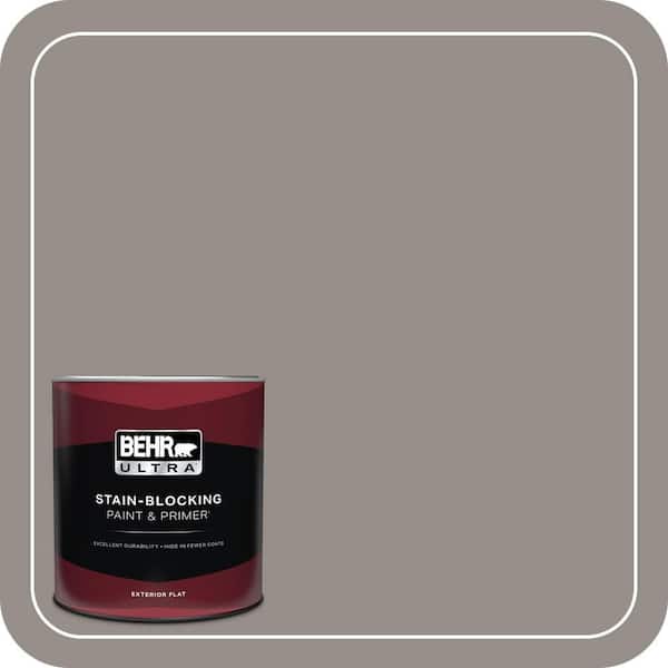 BEHR ULTRA 1 qt. #QE-59 Water Tower Flat Exterior Paint & Primer