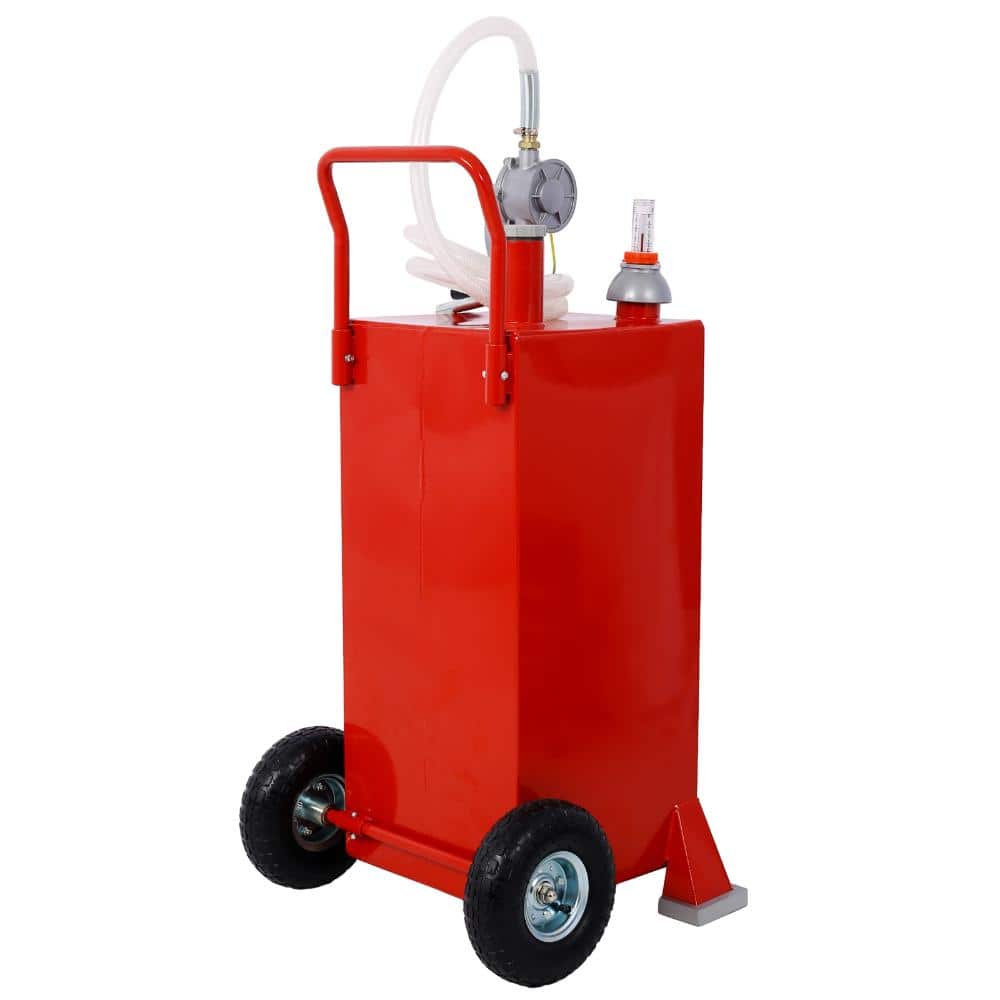 30 Gallon Gas Caddy With Wheels, Fuel Transfer Tank Gasoline Diesel Can for Automobiles ATV Car Mowers Tractors Boat price history on PriceWatchPro