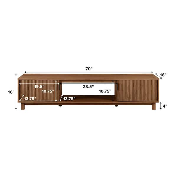 Reviews for Walker Edison Furniture Company 70 in. Mocha