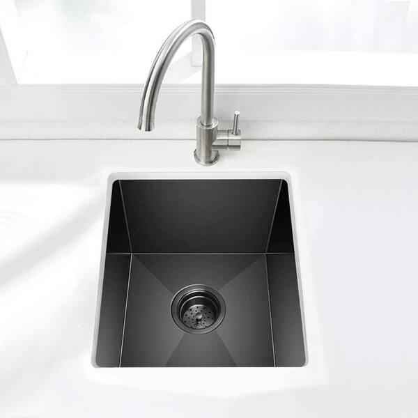 Nano Single Black Kitchen Sink Modern Household 304 Stainless