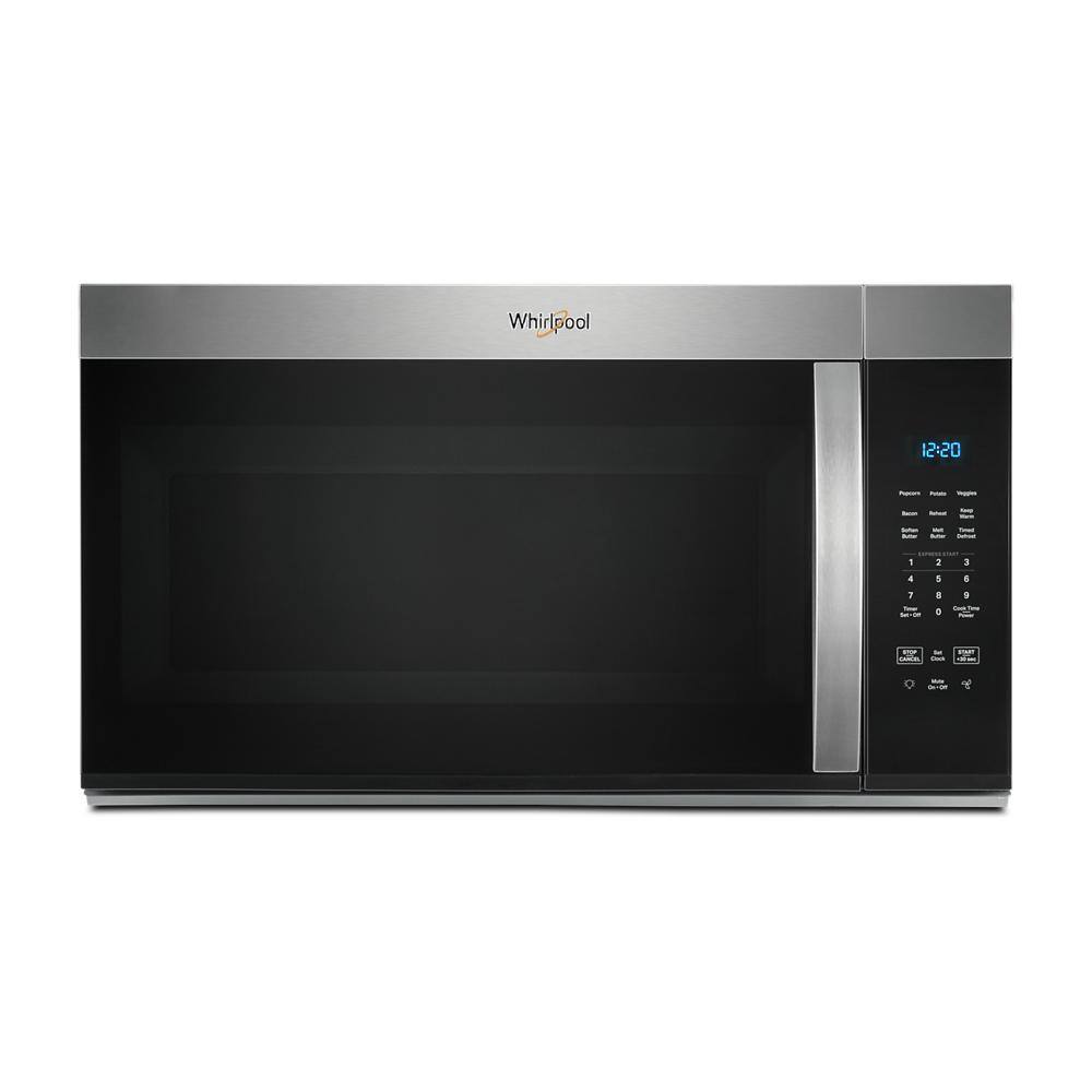 Whirlpool 30 in. 1.7 cu. ft. Over-the-Range Microwave in Stainless Steel Finish with Express Cooking Buttons