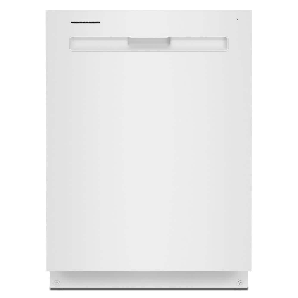 Maytag 24 in. White Top Control Built-in Tall Tub Dishwasher with Dual Power Filtration and ENERGY STAR, 47 dBA