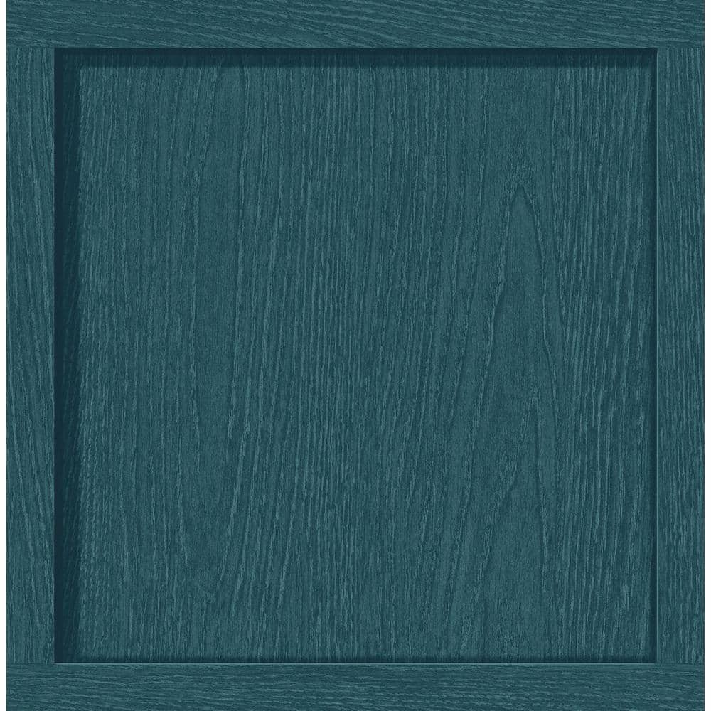 STACY GARCIA HOME 30.75 sq. ft. Teal Squared Away Vinyl Peel and Stick