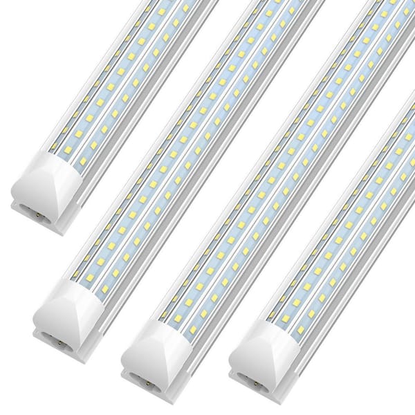 phyfalip 8ft 90W LED T8 Tube Light, 6000K Cool White, 300° D