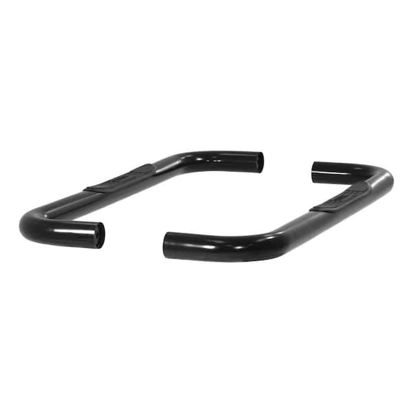 Aries 3-Inch Round Black Steel Nerf Bars, No-Drill, Select Dodge Ram 1500, 2500, 3500